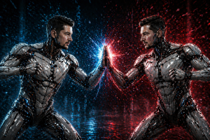 2 KIs kämpfen gegeneinander